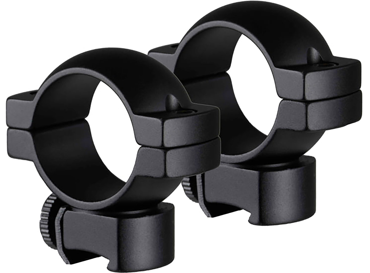 TruGlo TGTG8960B2 Matte Black Medium 1 Inch Lightweight Scope Rings 2-Screw Design