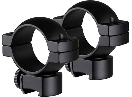 TruGlo TGTG8960B2 Matte Black Medium 1 Inch Lightweight Scope Rings 2-Screw Design