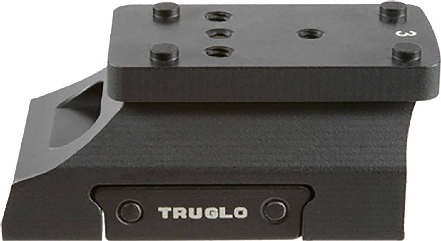 TruGlo TGTG8977B Red Dot Co-Witness Riser Mount Black Anodized Picatinny