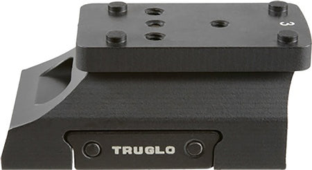 TruGlo TGTG8977B Red Dot Co-Witness Riser Mount Black Anodized Picatinny