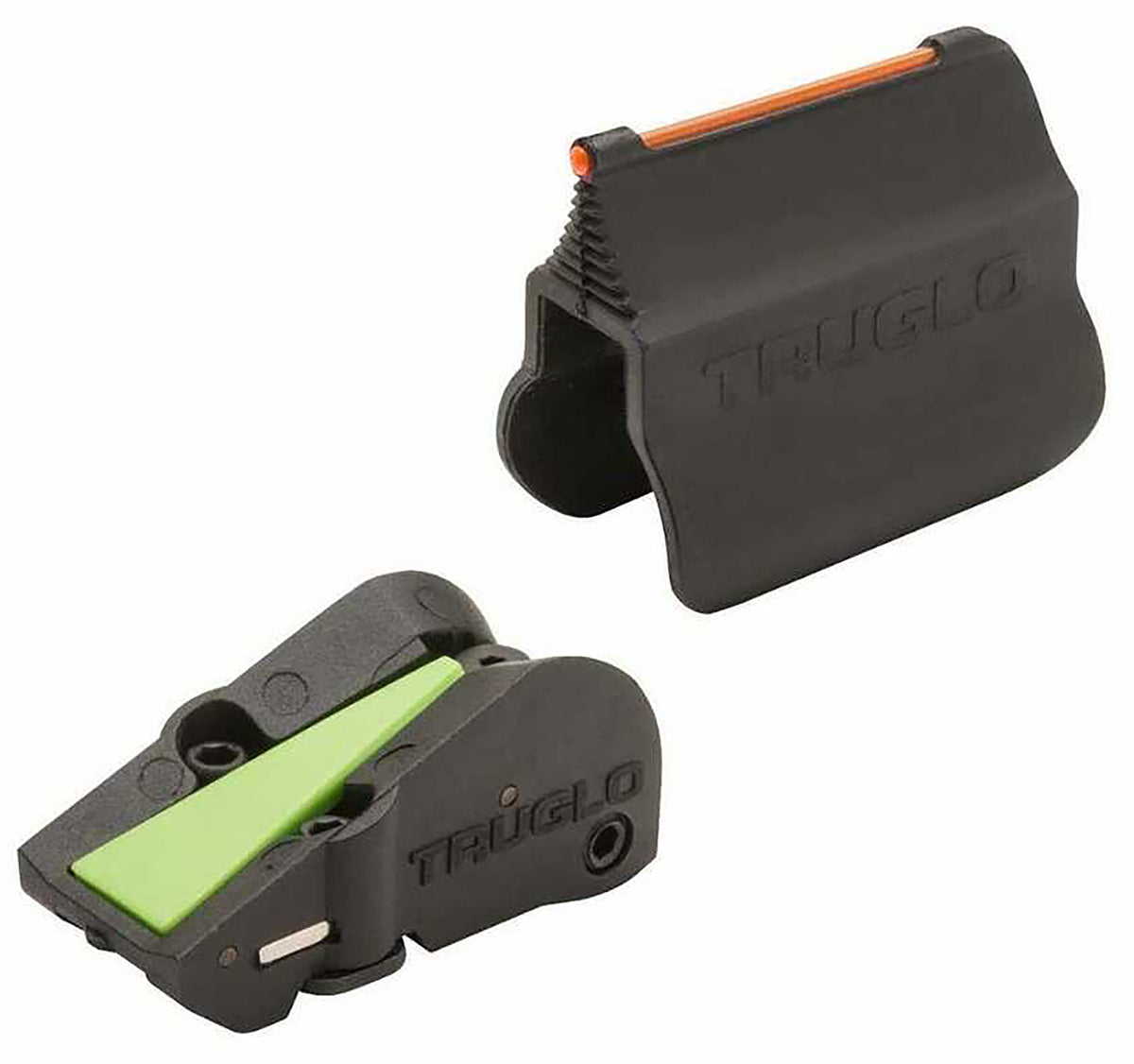 TruGlo TGTG940 F.A.S.T. Shotgun Sight Red Fiber Optic Front & Green Rear for 12 & 20 Gauge Vented Rib