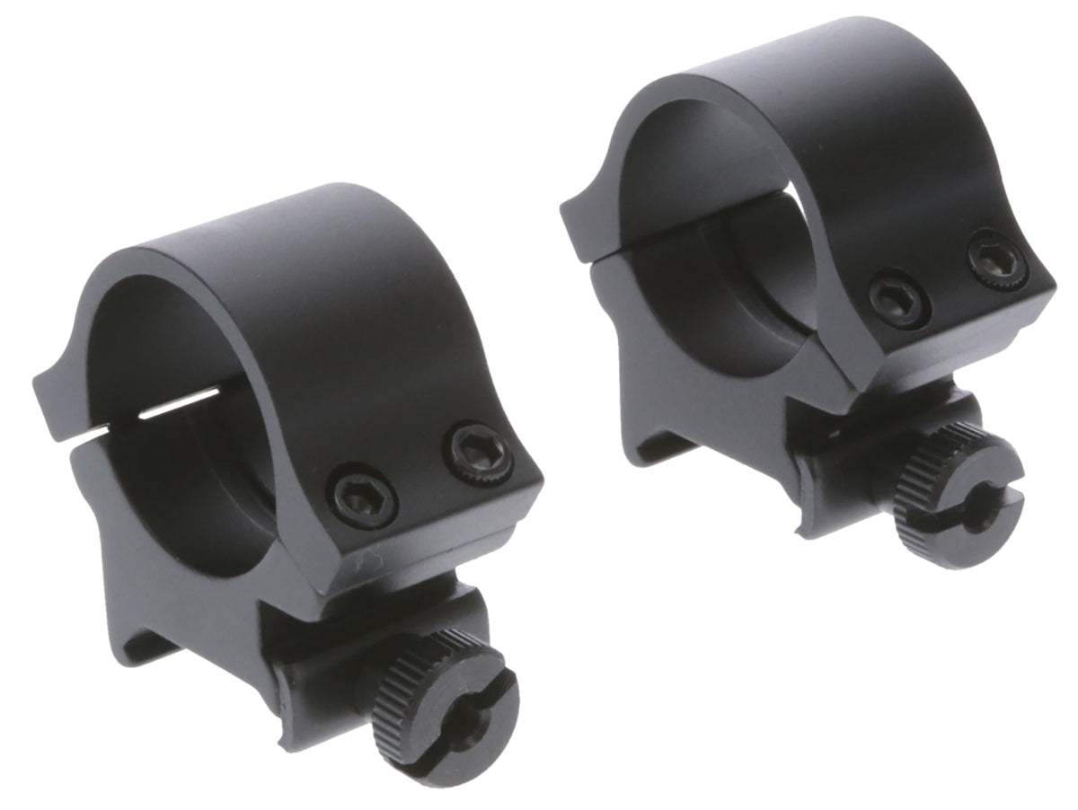 TruGlo TGTG8961B2 Matte Black 1 Inch High Profile Lightweight Scope Rings