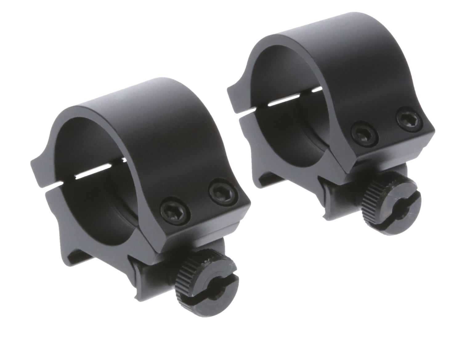 TruGlo TGTG8961B1 Matte Black 1 Inch Medium Lightweight Scope Rings 4-Screw
