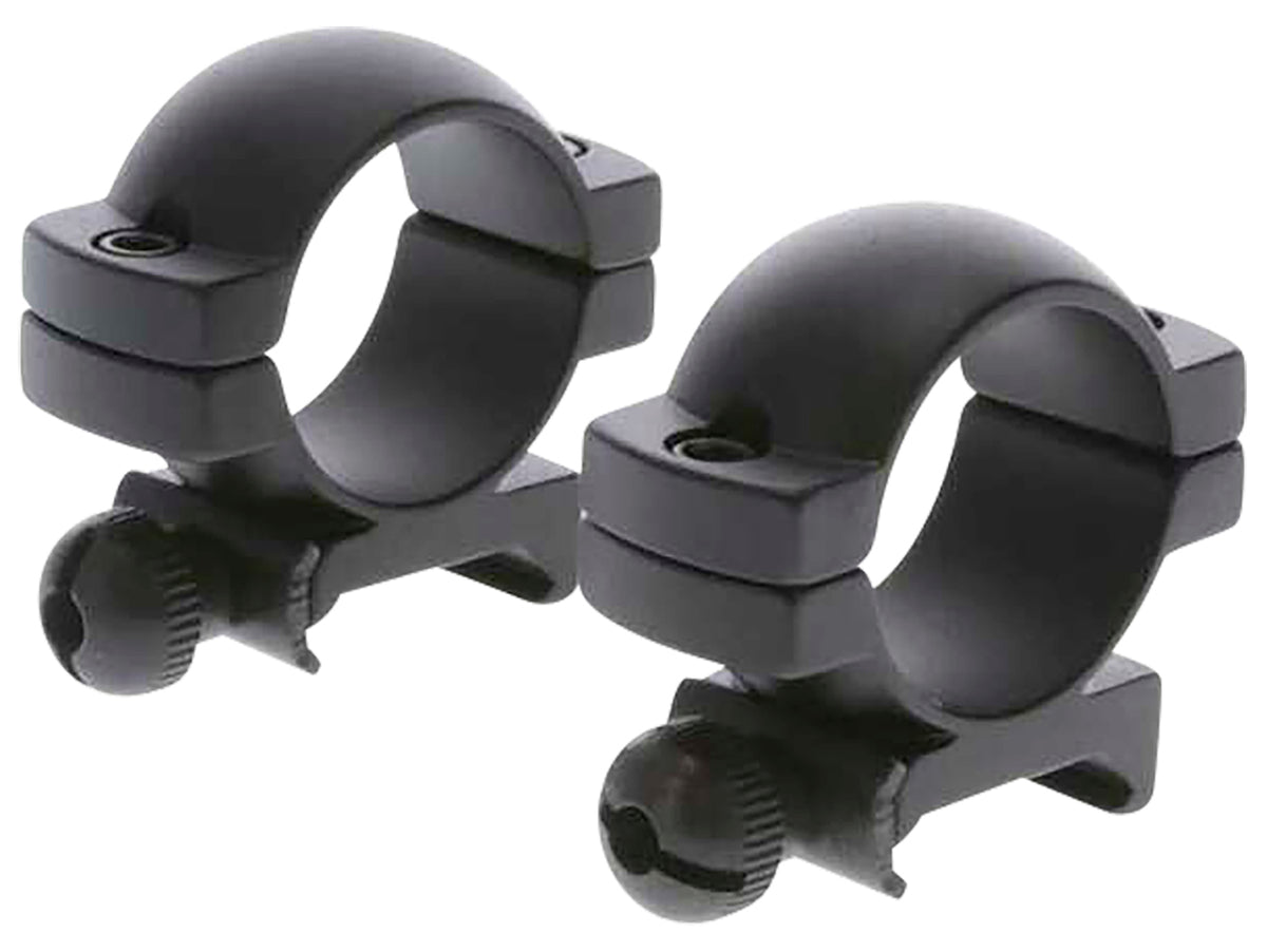 TruGlo TGTG8960B1 Matte Black 1 Inch Medium Lightweight Scope Rings 2 Screws Per Ring