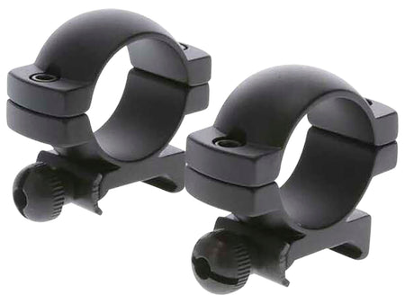 TruGlo TGTG8960B1 Matte Black 1 Inch Medium Lightweight Scope Rings 2 Screws Per Ring