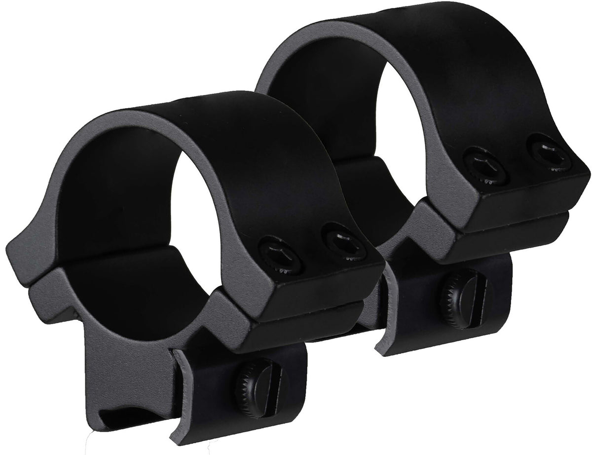 TruGlo TGTG8961B3 Matte Black 1 Inch Medium Lightweight Scope Rings Rimfire