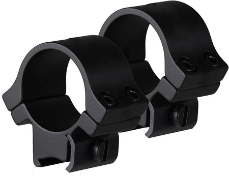 TruGlo TGTG8961B3 Matte Black 1 Inch Medium Lightweight Scope Rings Rimfire