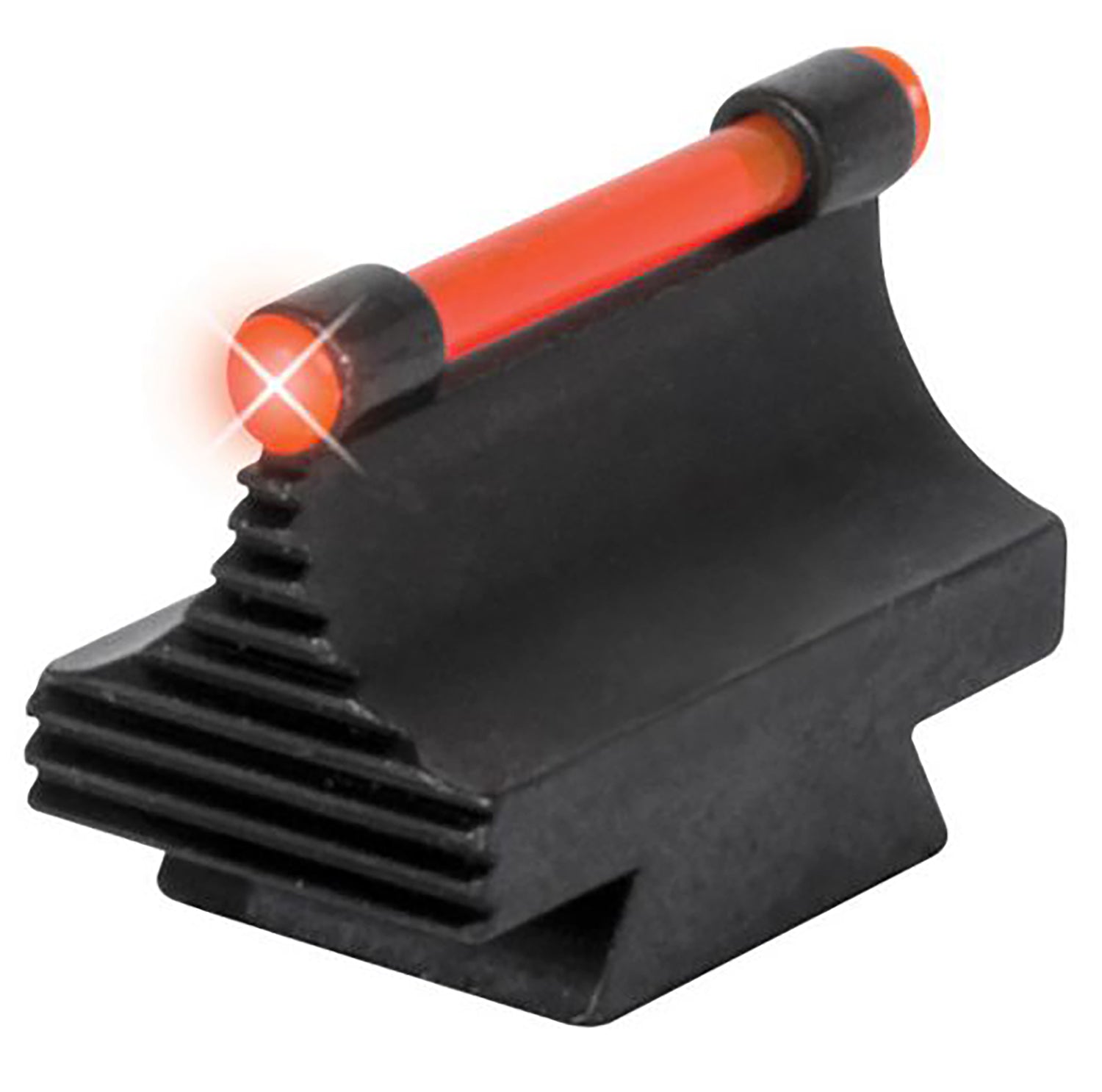 TruGlo TGTG95450RR CNC Steel Rifle Front Sight 3/8in Dovetail Red Ramp 0.450in Height
