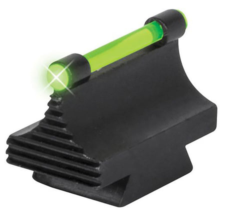 TruGlo TGTG95500RG CNC Steel Rifle Front Sight 3/8in Dovetail Green Ramp 0.500in Height