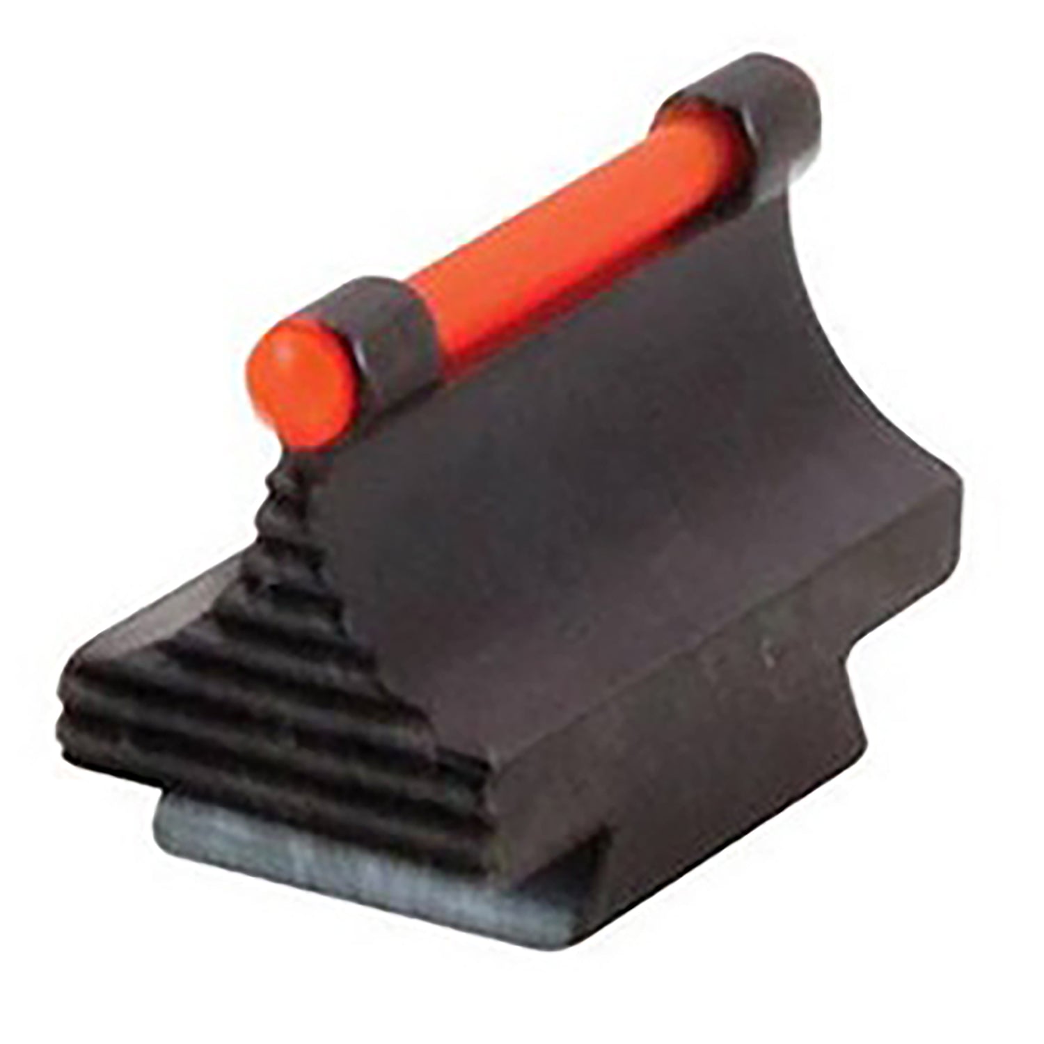 TruGlo TGTG95500RR CNC Steel Rifle Front Sight 3/8in Dovetail Red Ramp 0.500in Steel Black