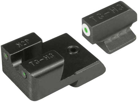 TruGlo Tritium Pro TGTG231N4W Night Sight Set Black Nitride 1911 9mm 40 S&W 3in Officer & 4.25in