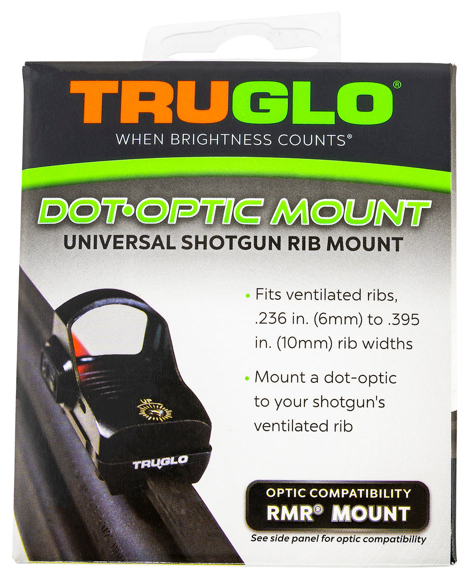 TruGlo TG8954U2 Shotgun Rib Red Dot Optic Mount for Trijicon RMR - No Machining