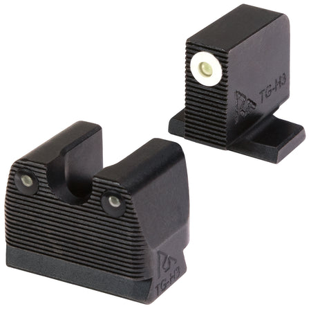 Rival Arms RARA3B231S Tritium 3-Dot Night Sight Set for SIG P-Series White Outline Front