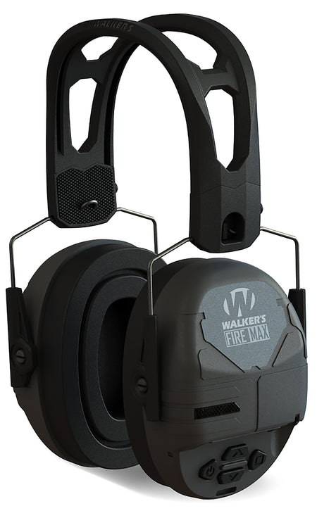 Walker's GWPDFM Firemax Digital Electronic Muff Over the Head Black Tacti-Grip Headband