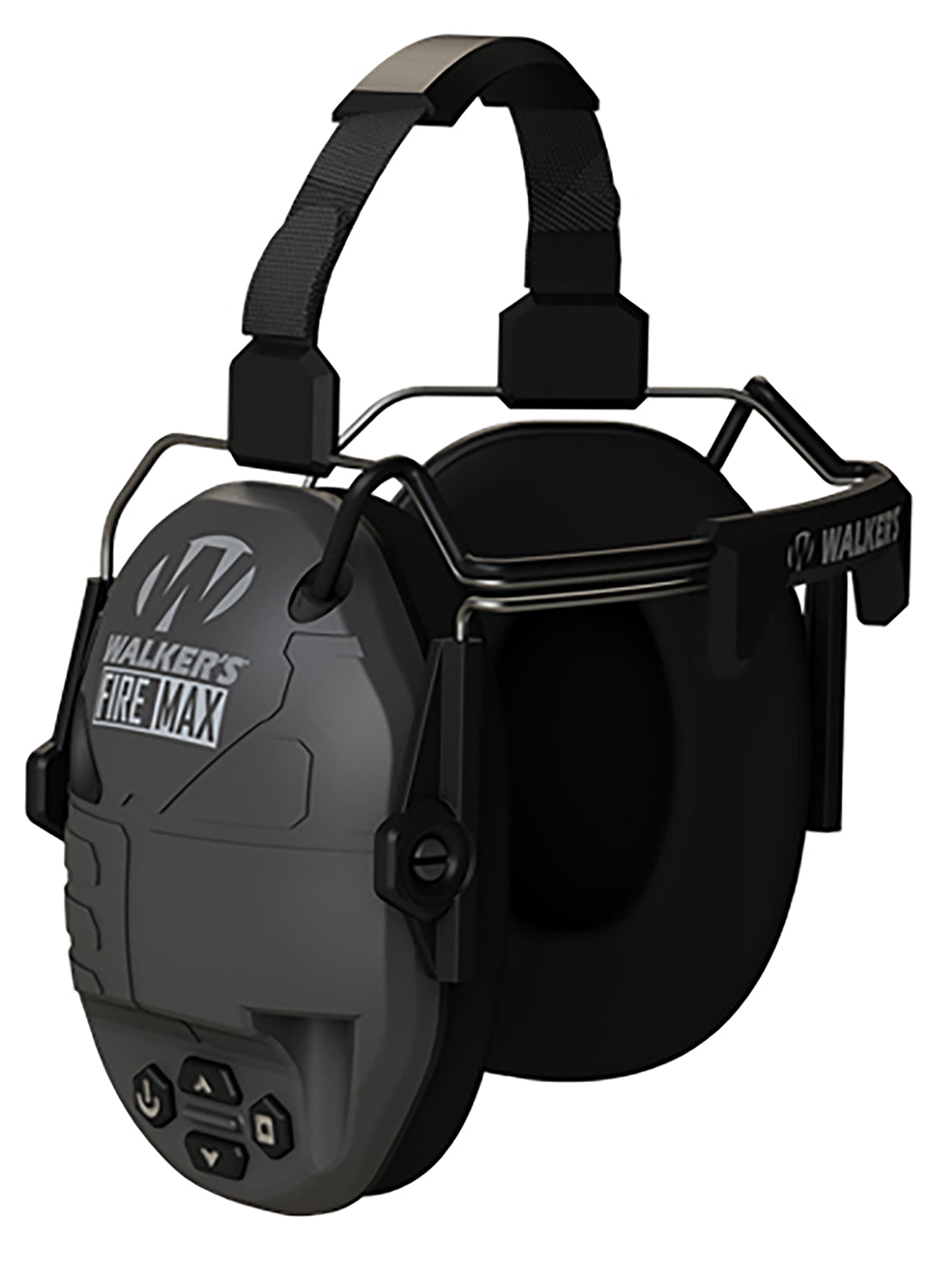 Walker's GWPDFMBTN Firemax Digital Behind The Neck Electronic Muff Black