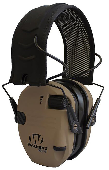 Walker's GWPXRSEMBB Razor X-TRM Electronic Muff 21 dB Over-the-Head Battle Brown Black Polymer