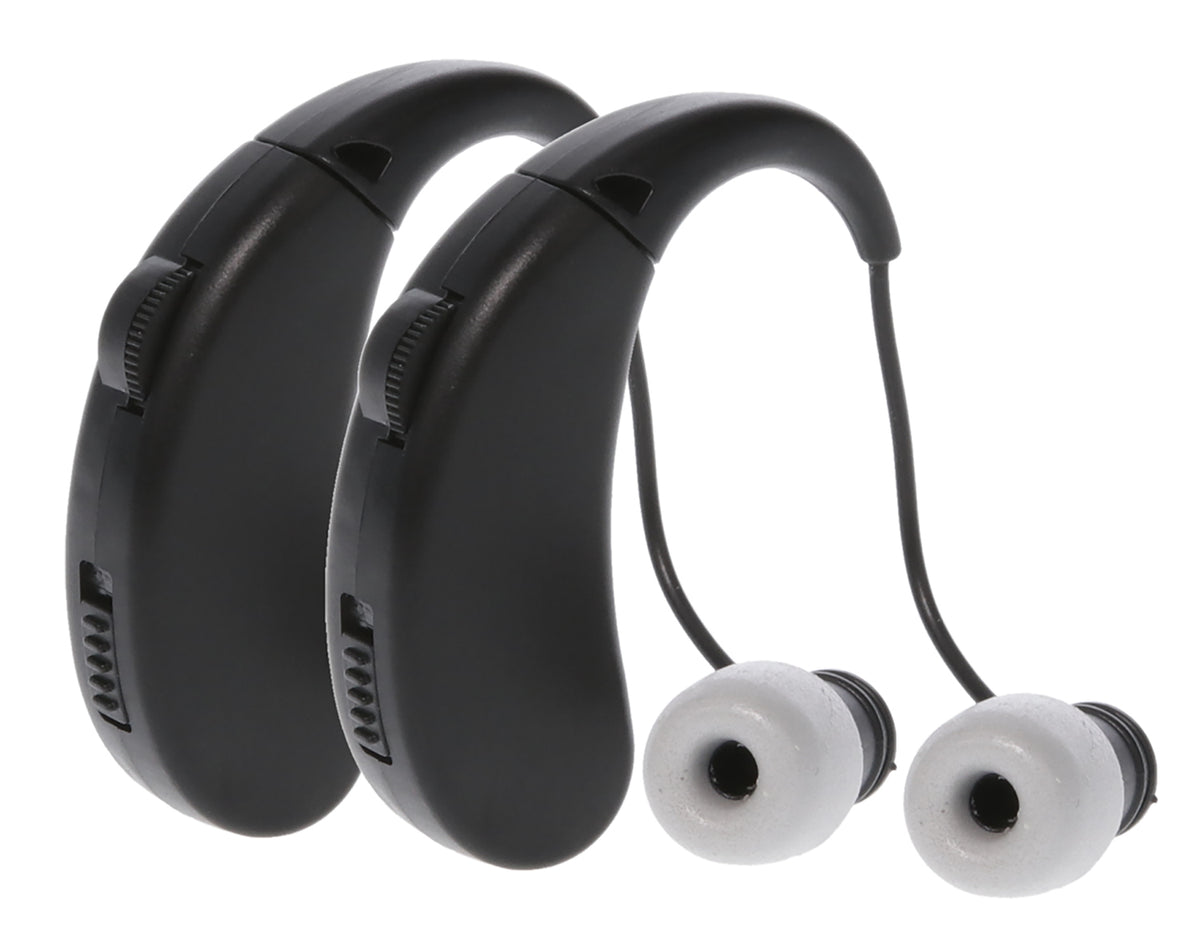 Walker's GWPRCHUE2PK Ultra Ear Behind-the-Ear Rechargeable Hearing Enhancer 22 dB 2 Pack