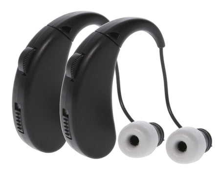 Walker's GWPRCHUE2PK Ultra Ear Behind-the-Ear Rechargeable Hearing Enhancer 22 dB 2 Pack