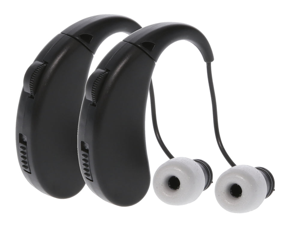 Walker's GWPRCHUE2PK Ultra Ear Behind-the-Ear Rechargeable Hearing Enhancer 22 dB 2 Pack