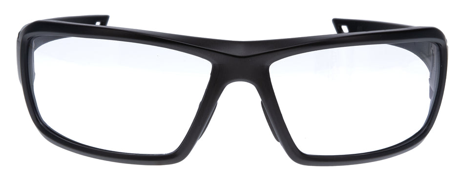 Walker's IKON Forge Adult Ballistic Shooting Glasses - Clear Lens with Matte Black Frame