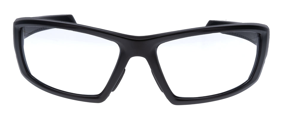 Walker's IKON Vector Adult Ballistic Shooting Glasses - Clear Lens with Matte Black Frame