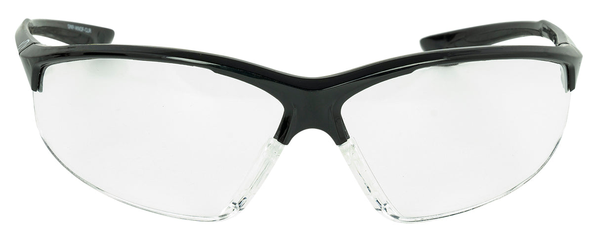 Walker's Ballistic Eyewear IKON Tanker – Matte Black Frame, Clear Lens (Adult)