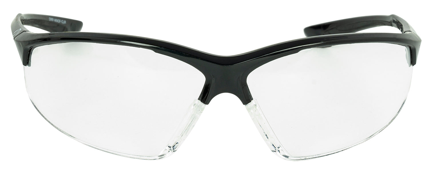 Walker's Ballistic Eyewear IKON Tanker – Matte Black Frame, Clear Lens (Adult)