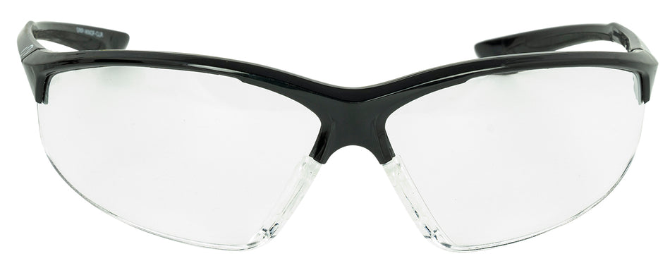 Walker's Ballistic Eyewear IKON Tanker – Matte Black Frame, Clear Lens (Adult)