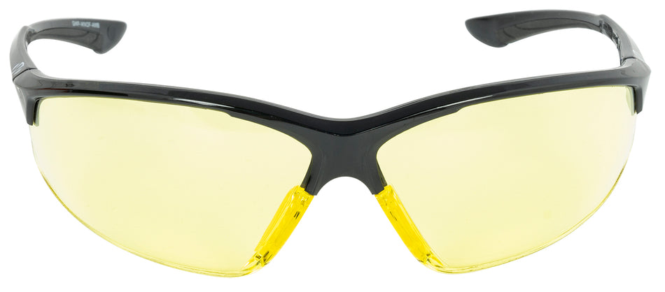 Walker's Ballistic Eyewear IKON Tanker – Matte Black Frame, Amber Lens (Adult)
