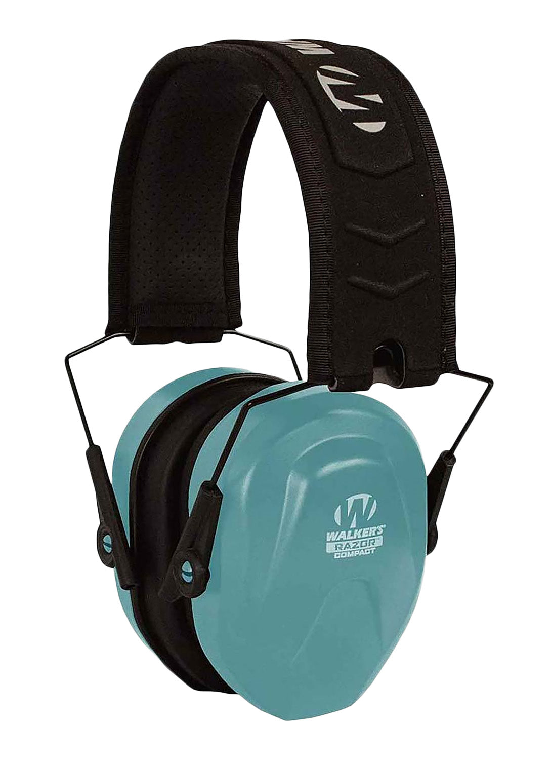 Walker's GWPCRPASTL 24 dB Razor Compact Passive Muff Teal Black Youth/Women Fit