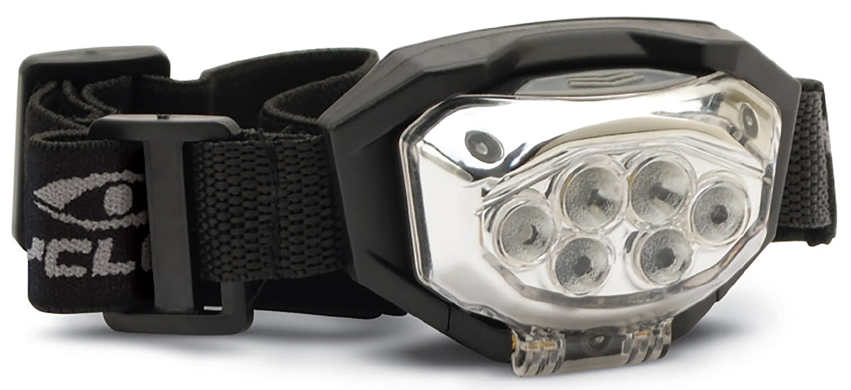 Cyclops Trio 300 Lumen Multi-Color Headlamp White/Red/Green LED Adjustable Strap Black 3 PK