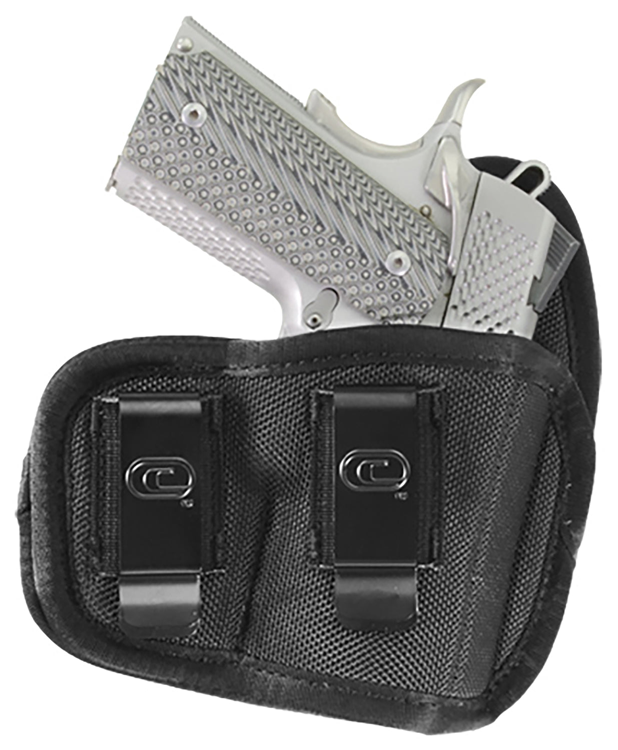 Crossfire CRFVIGRSA1S2R Vigor IWB Holster Black Nylon Double Belt Clip Right Hand Subcompact Barrel