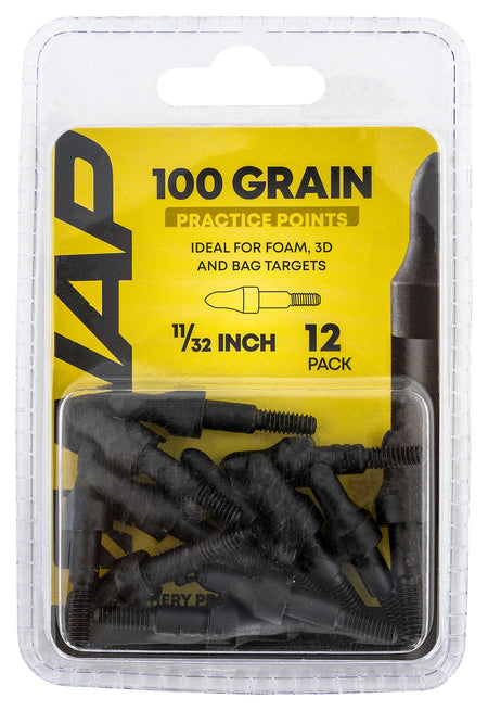 NAP NAP60P3DP1132 3D Practice Points 100 GR Black / 12 Pack