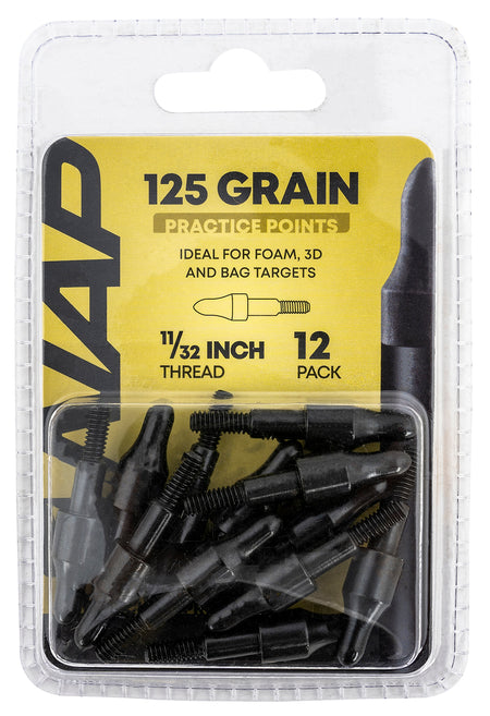 NAP NAP60P3DP1132X 3D Practice Points 125 GR Black / 12 Pack