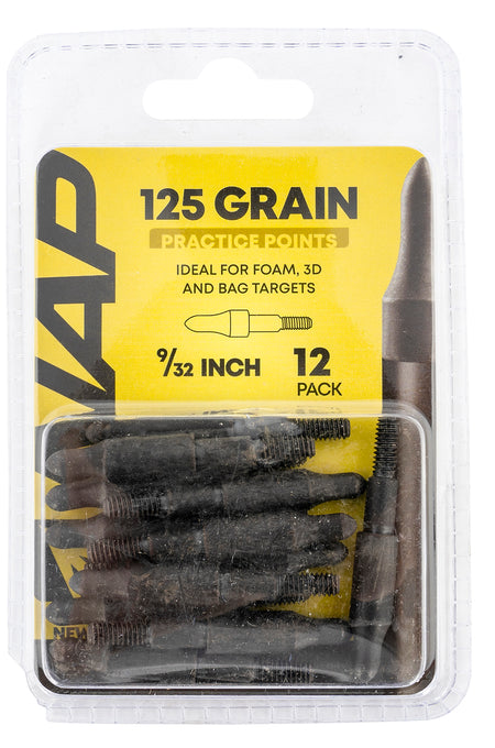 NAP NAP60P3DP932X 3D Practice Points 125 GR Black / 12 Pack