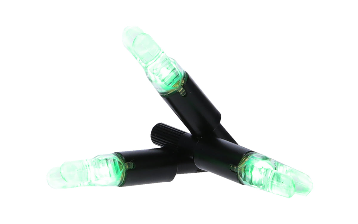NAP NAPILLNXGR3PK Thunderglo LED Crossbow Nock Green Half Moon / 3 Pack