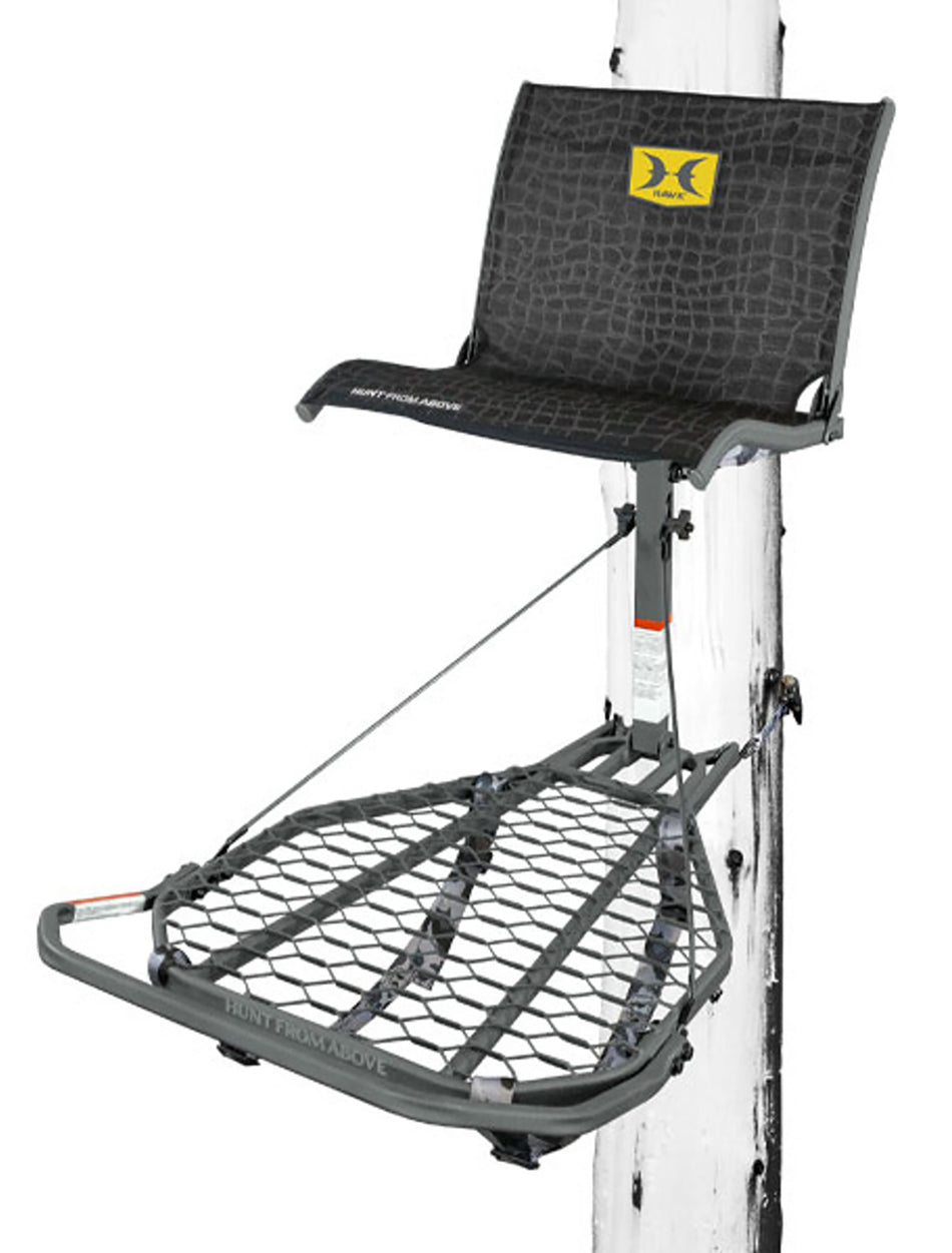 Hawk HWKHF2033 Helium Kickback LVL Hang-On Hunting Stand Aluminum