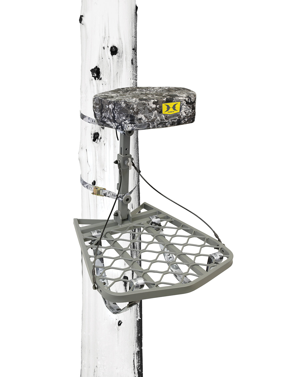 Hawk HWKFPRA Helium Ultra Lite Hang-On Hunting Stand Aluminum
