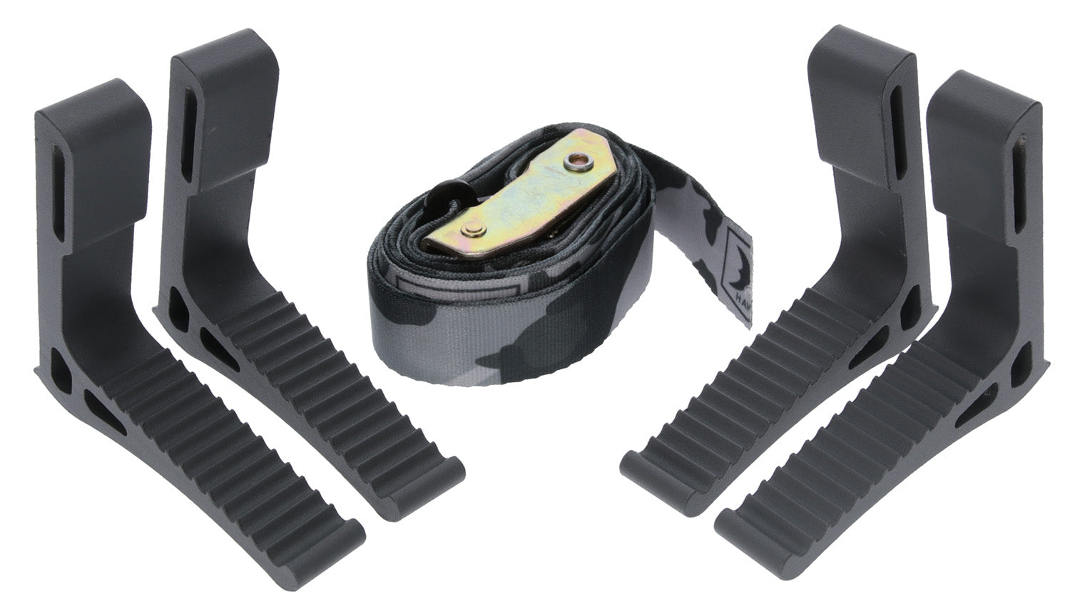 Hawk HWKSTP4PK Monkey Bar Steps Black Aluminum 4pk