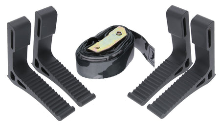 Hawk HWKSTP4PK Monkey Bar Steps Black Aluminum 4pk