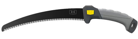 Hawk HWKPBSAW 11" Fixed Pruning Saw Black TiN Coated SK5 High Carbon Steel Blade with Aluminum Handle