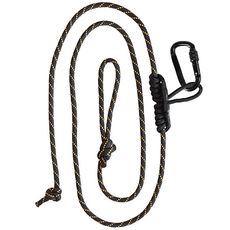 Muddy MUDMSA070 Lineman's Safety Rope Black Nylon with Prusik Knot