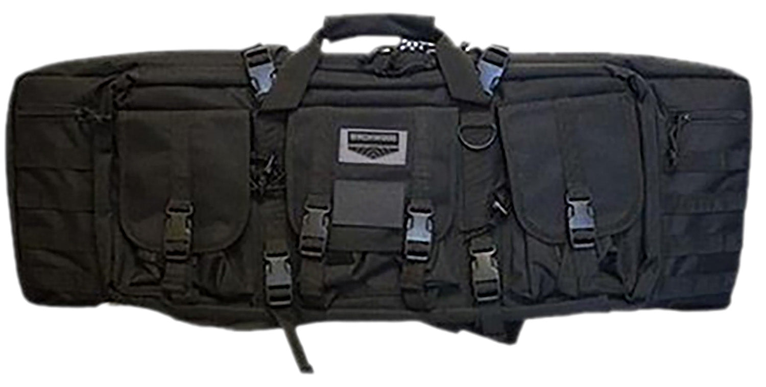 Birchwood Casey RBG36 Single Gun Case 36" Black Polyester Three Large Storage Pouches Padded Straps