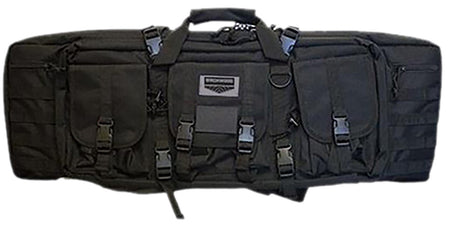 Birchwood Casey RBG36 Single Gun Case 36" Black Polyester Three Large Storage Pouches Padded Straps