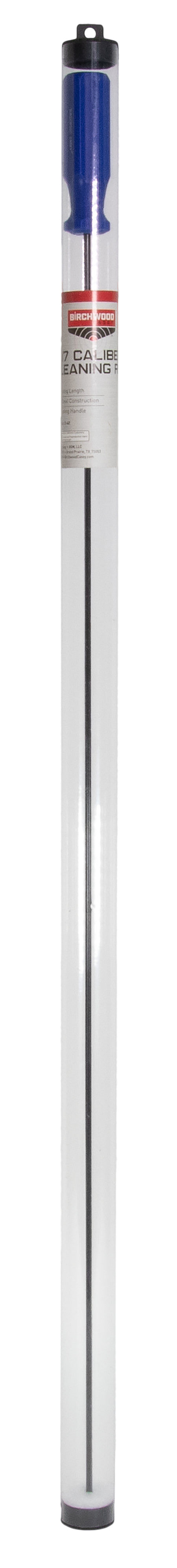 Birchwood Casey 41403 33" Steel Rifle Cleaning Rod .17 Cal and Up with Storage Tube