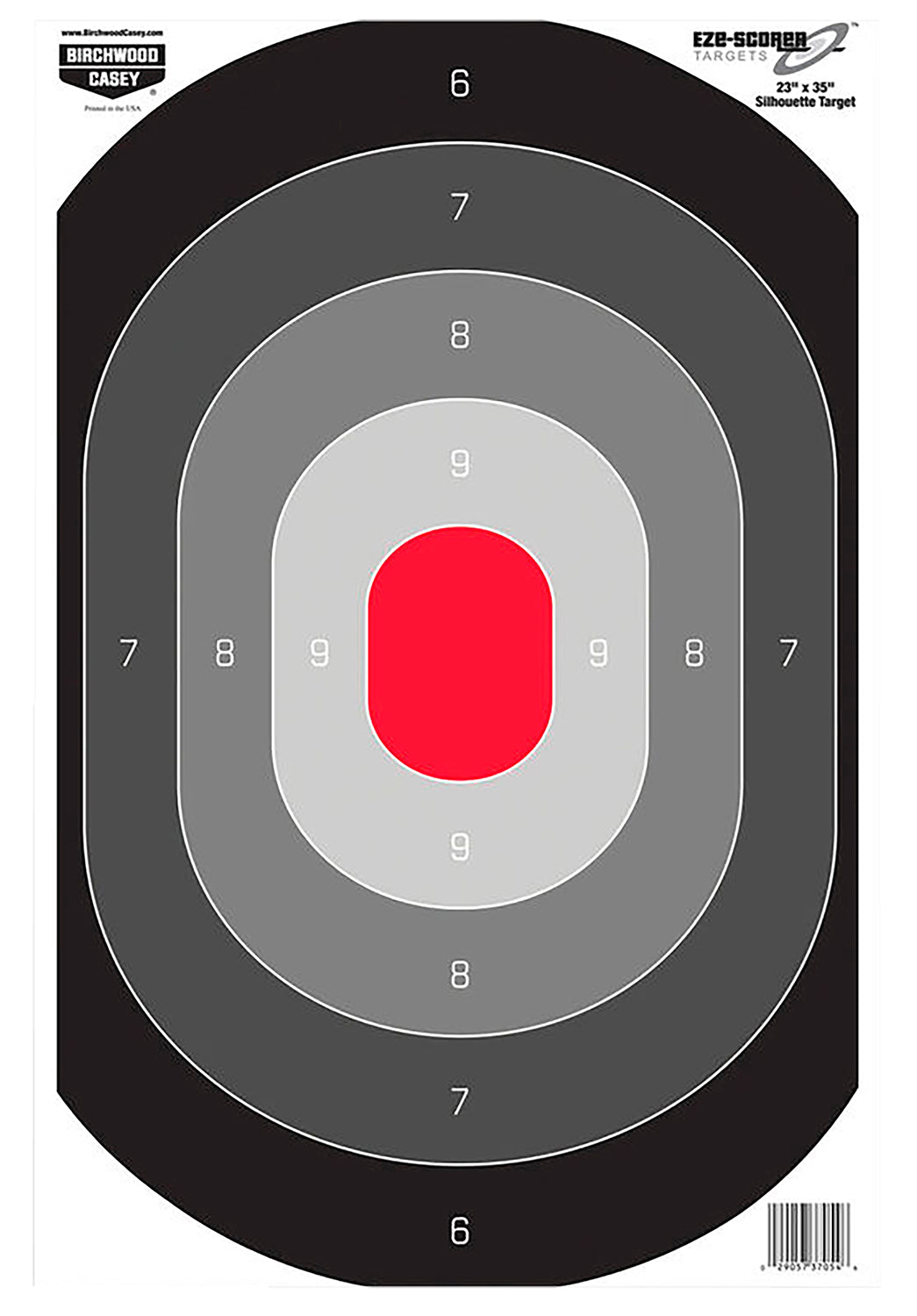 Birchwood Casey EZE-Scorer 37054 Silhouette Paper Target 23" x 35" Range Use 100 Pk