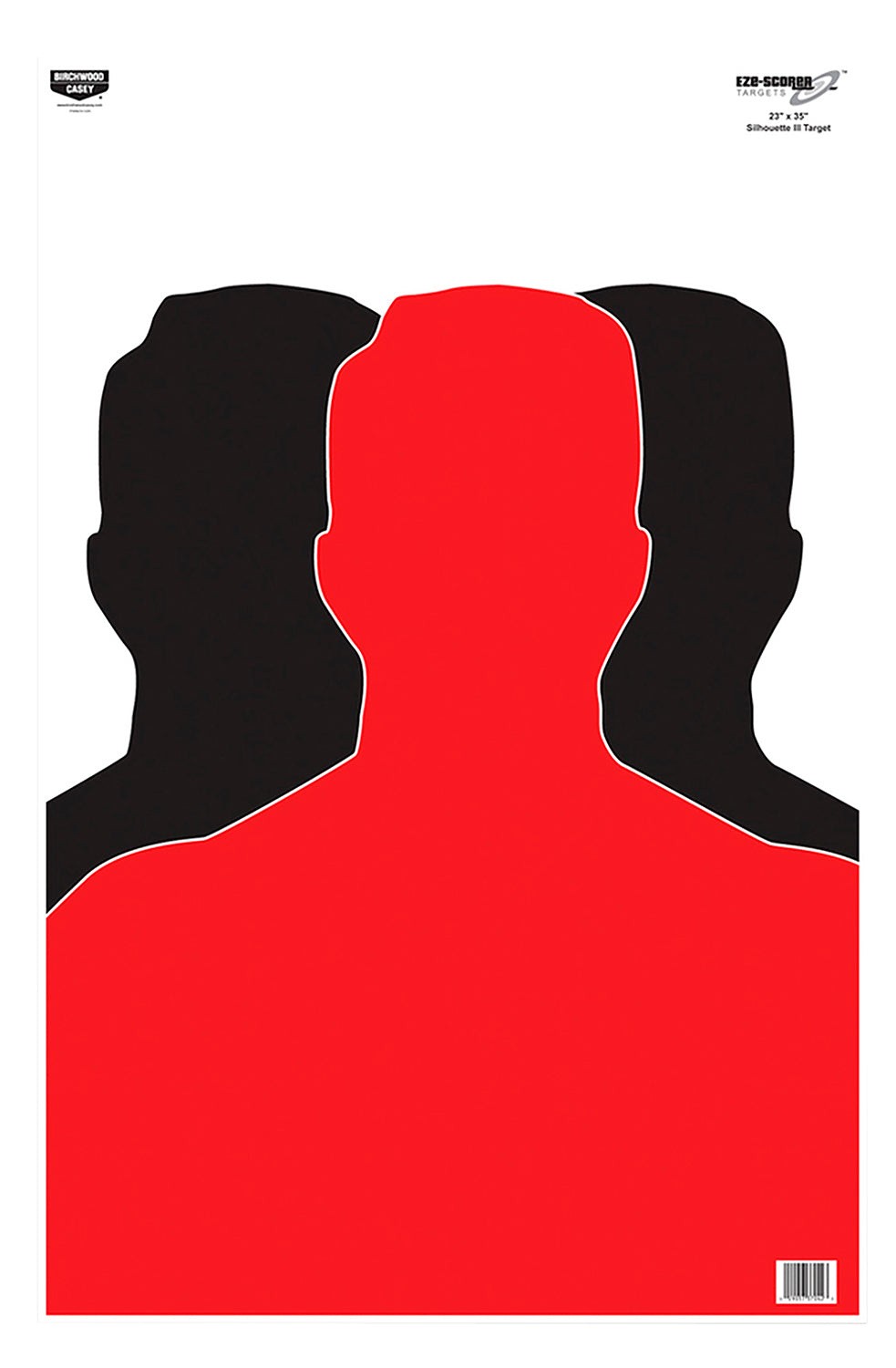 Birchwood Casey EZE-Scorer 37042 Silhouette Paper Target 23" x 35" Range Training 100 Pk