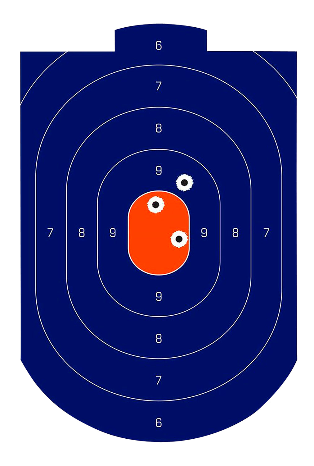 Birchwood Casey 35714 Dirty Bird Splattering Silhouette Target 12x18" 100 Per Pkg