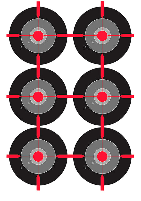 Birchwood Casey 35703 Dirty Bird Bullseye Shooting Target 12" x 18" 100 Per Pkg