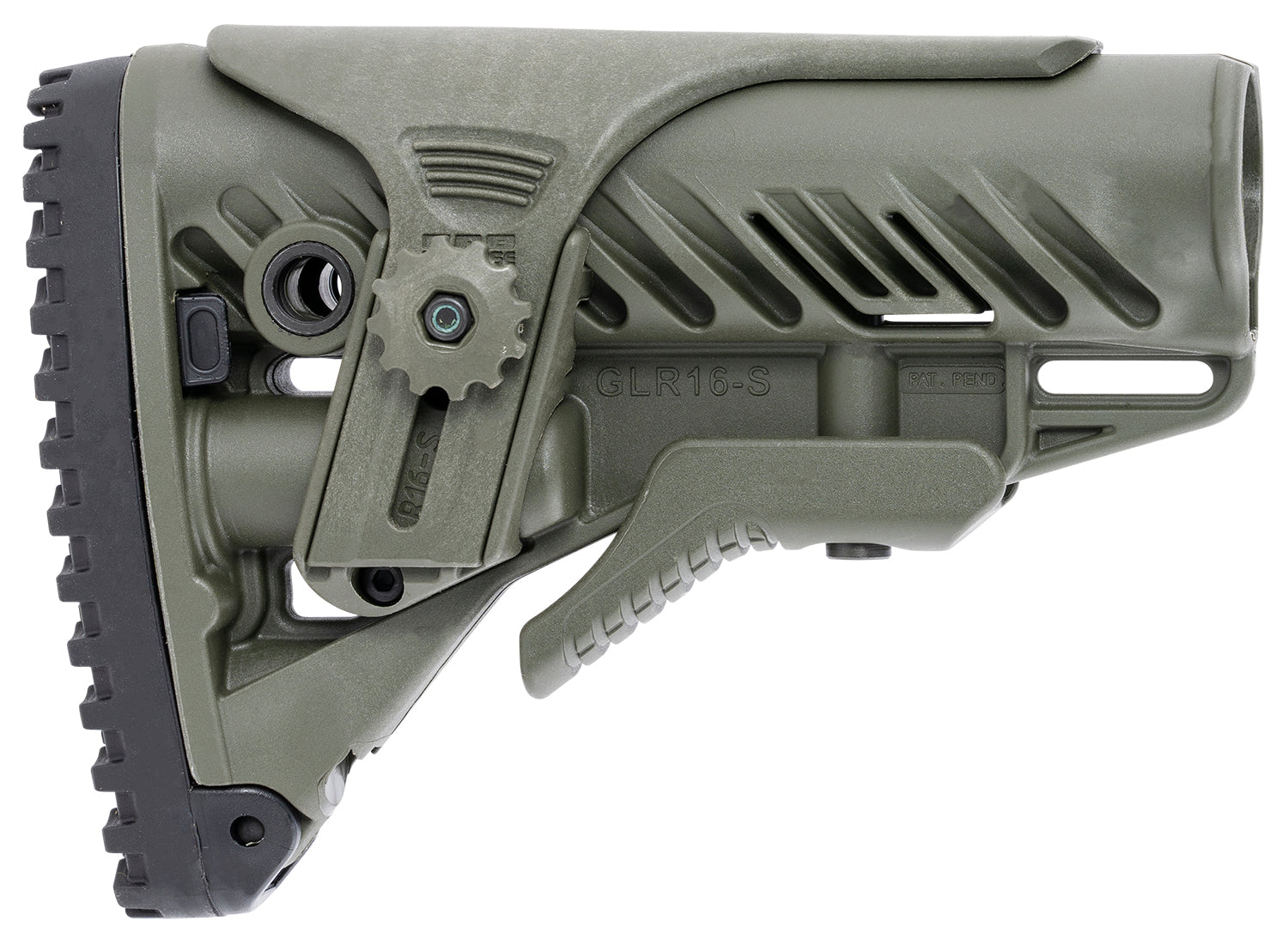 FAB Defense FXGLR16CPG OD Green Tactical AR-15/M4 Buttstock w/ Adjustable Cheek-Rest & Anti-Rattle